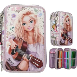 Depesche 3-Fach Federtasche COWGIRL TOPModel 7,5 x 13 x 20 cm