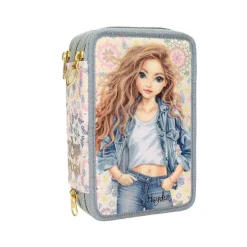 Depesche 3-Fach Federtasche FESTIVAL FUN TOPModel 7,5 x 13 x 20 cm