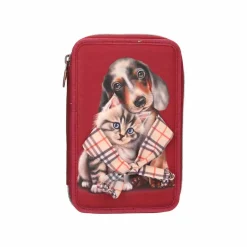 Depesche 2-Fach Federtasche FUR-EVER FRIENDS TOPModel 5,5 x 13 x 20 cm