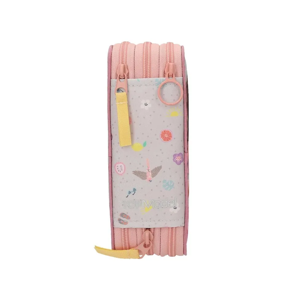 Depesche 3-Fach Federtasche JUICY inkl. Stifte TOPModel 7,5 x 13 x 20 cm