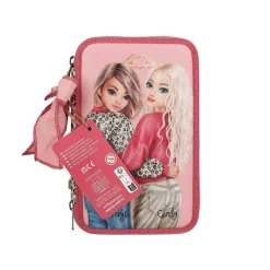Depesche 3-Fach Federtasche LEOHEART TOPModel 7,5 x 13 x 20 cm