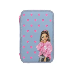 Depesche 3-Fach Federtasche mit Silikon-Pins TOPModel 7,5 x 13 x 20 cm