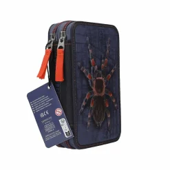 Depesche 2-Fach Federtasche mit Spinne Adventure World 5,5 x 12 x 19 cm