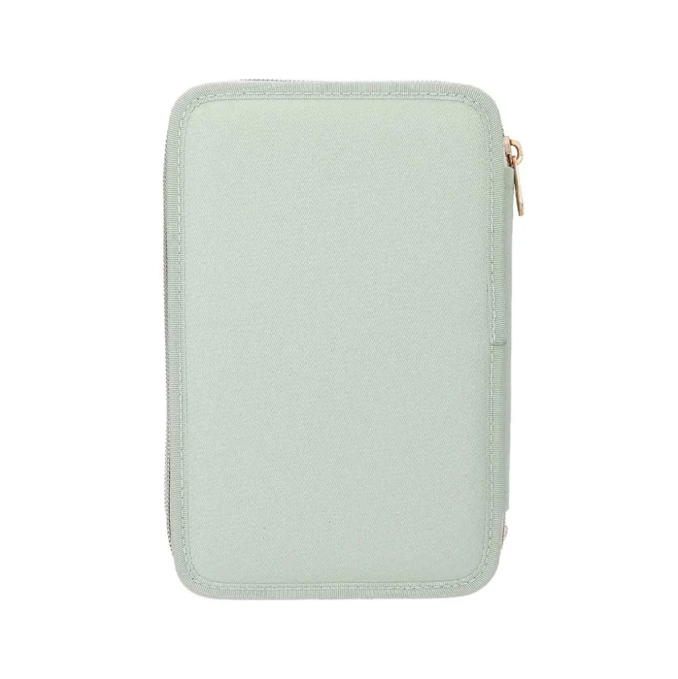 Depesche 3-Fach Federtasche mit Stickerei SUMMER FEELING inkl. Stifte TOPModel 7,5 x 13 x 20 cm