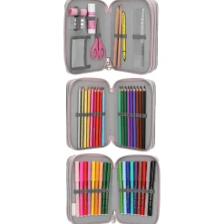 Depesche 3-Fach Federtasche MY BFF TOPModel 7,5 x 13 x 20 cm