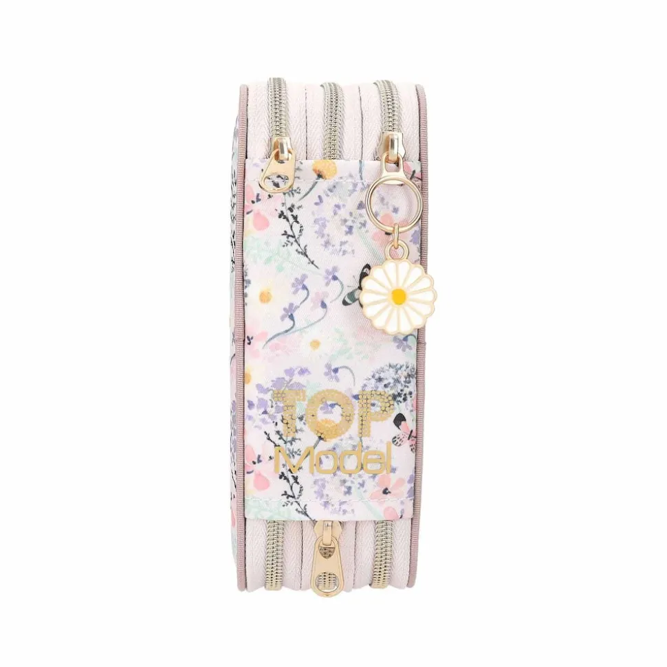 Depesche 3-Fach Federtasche SUMMER FEELING inkl. Stifte TOPModel 7,5 x 13 x 20 cm