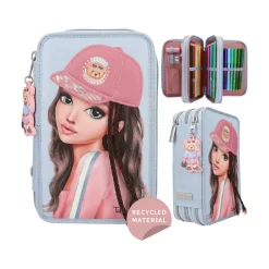 Depesche 3-Fach Federtasche TEAM TEDDY TOPModel 20 x 13 x 7,5 cm