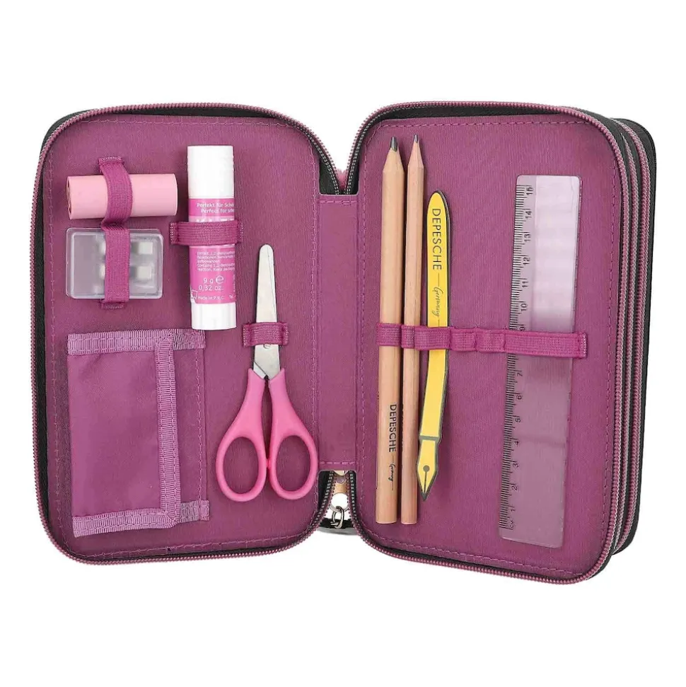 Depesche 3-Fach Federtasche TOPModel 7,5 x 13 x 20 cm