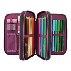 Depesche 3-Fach Federtasche TOPModel 7,5 x 13 x 20 cm
