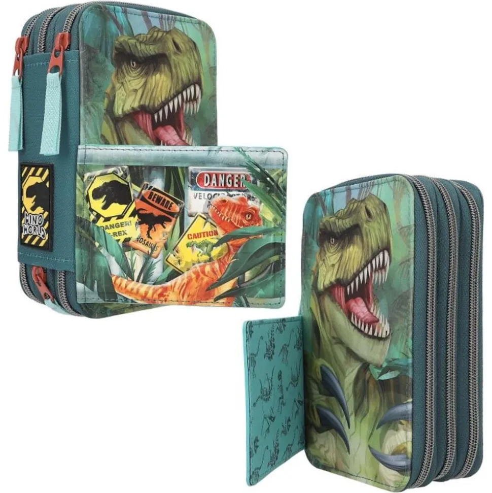 Depesche Federtasche Danger Dino World 21 x 13 x 7,5 cm