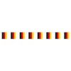 Deutschland Fahnenkette Banner 2,7m Schwarz Rot Gold EM WM Deko Fussball Fußball