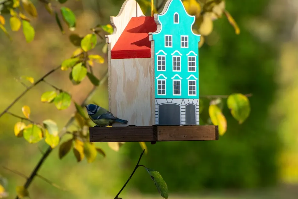 dobar Buntes Deko-Vogelhaus "Münster"