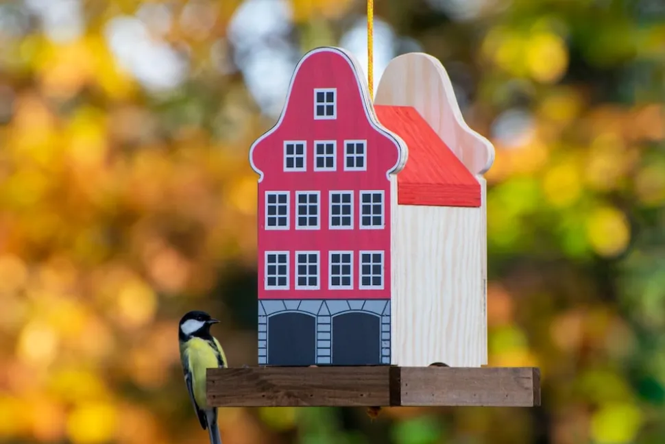 dobar Buntes Deko-Vogelhaus "Münster"