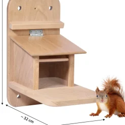 dobar Eichhörnchenfutterstation Premium Eiche