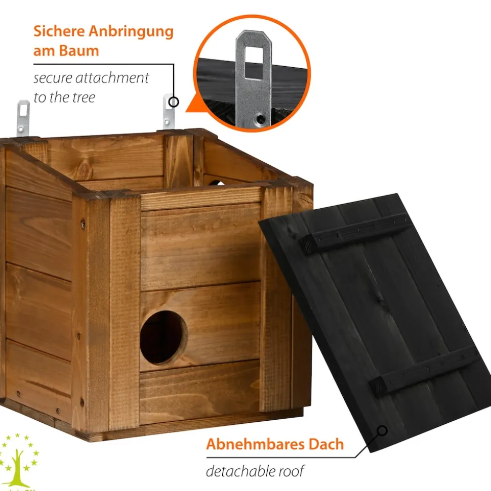 dobar Eichhörnchenkobel "Tallinn", Braun