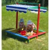 Dobar 94356FSC Sandkasten mit absenkbarem Dach