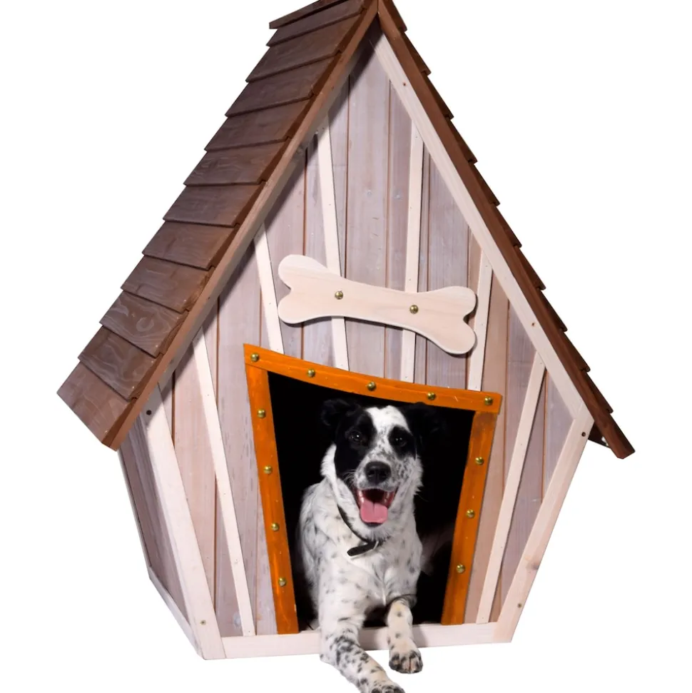 dobar große Hundehütte mit entfernbarem Boden | ca. 90x77x109 cm
