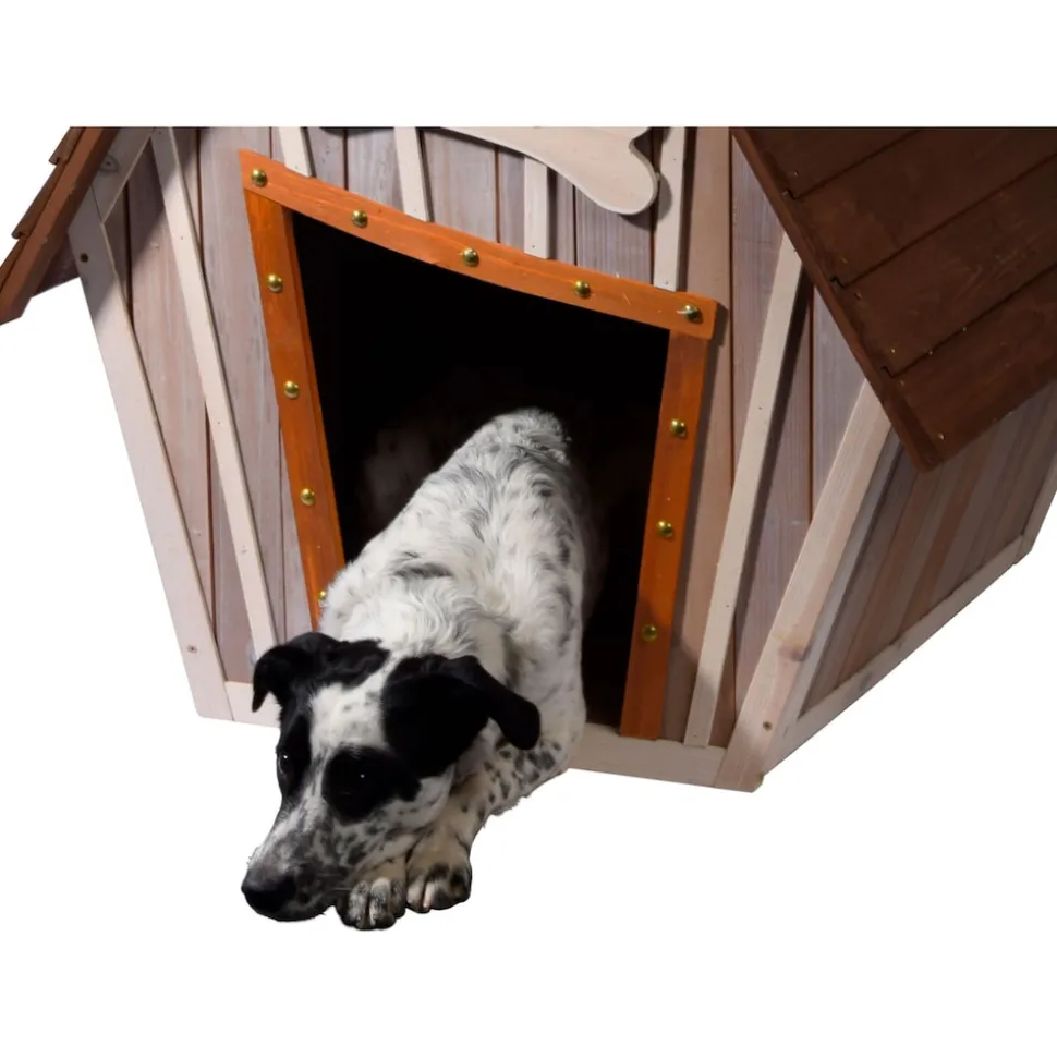 dobar große Hundehütte mit entfernbarem Boden | ca. 90x77x109 cm