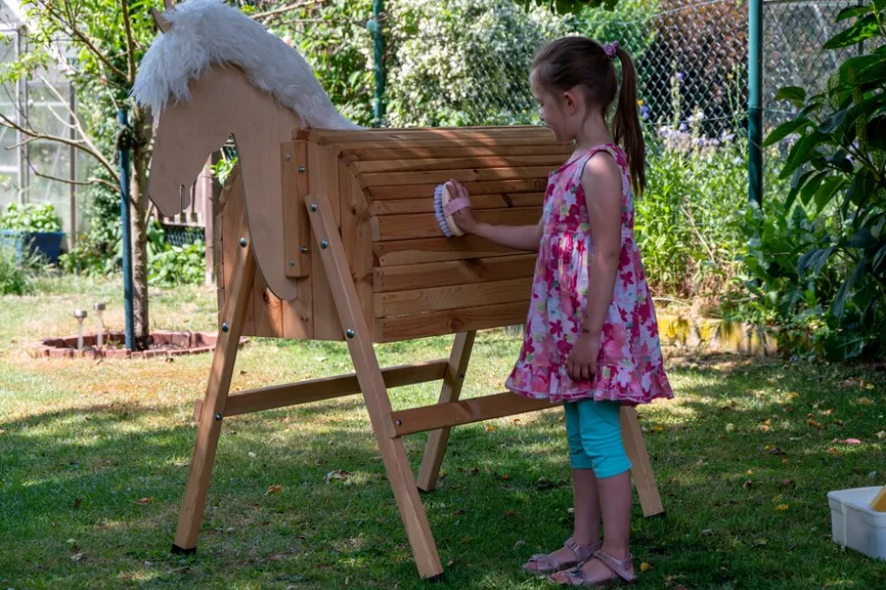 dobar Großes Spielpferd aus Holz - versch. Ausführungen