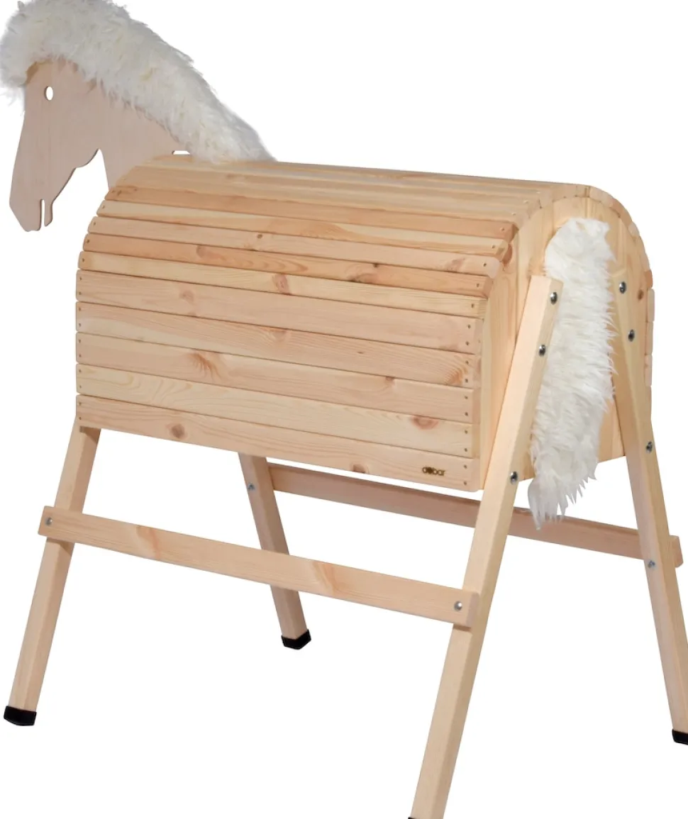 dobar Großes Spielpferd aus Holz - versch. Ausführungen