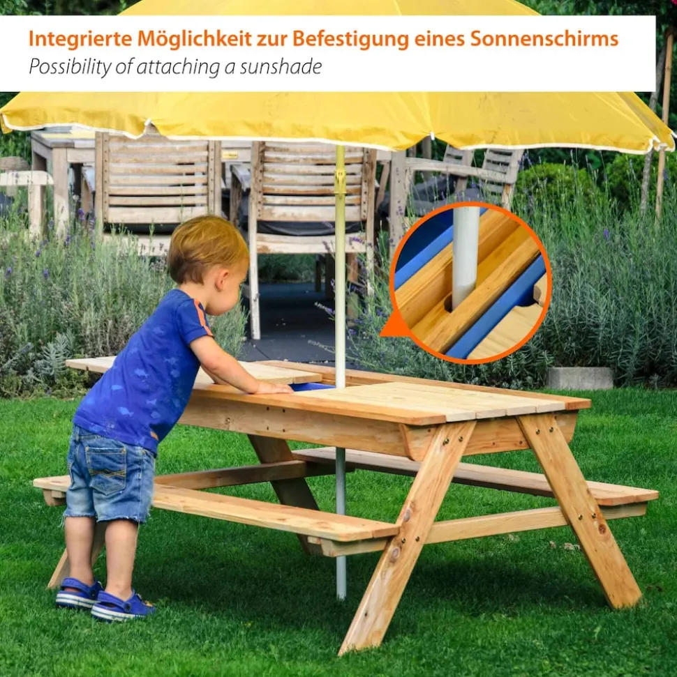 dobar Kinder Picknicktisch inkl. Matschkiste