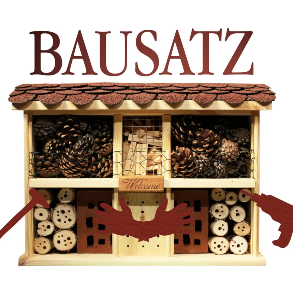 Dobar Landhaus Komfort Bausatz für Insektenhotel
