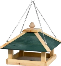 dobar Vogelfutterhaus aus Holz mit Kette