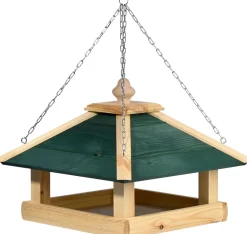 dobar Vogelfutterhaus aus Holz mit Kette