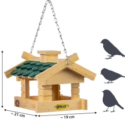 dobar Vogelfutterhaus mit Schindeldach