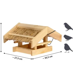 dobar Vogelfutterhaus mit Schilfdach