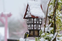 dobar Vogelfutterhaus zum Aufhängen Vogelhaus Futterstation