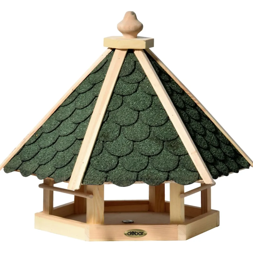Dobar Vogelhaus aus Holz sechseckig