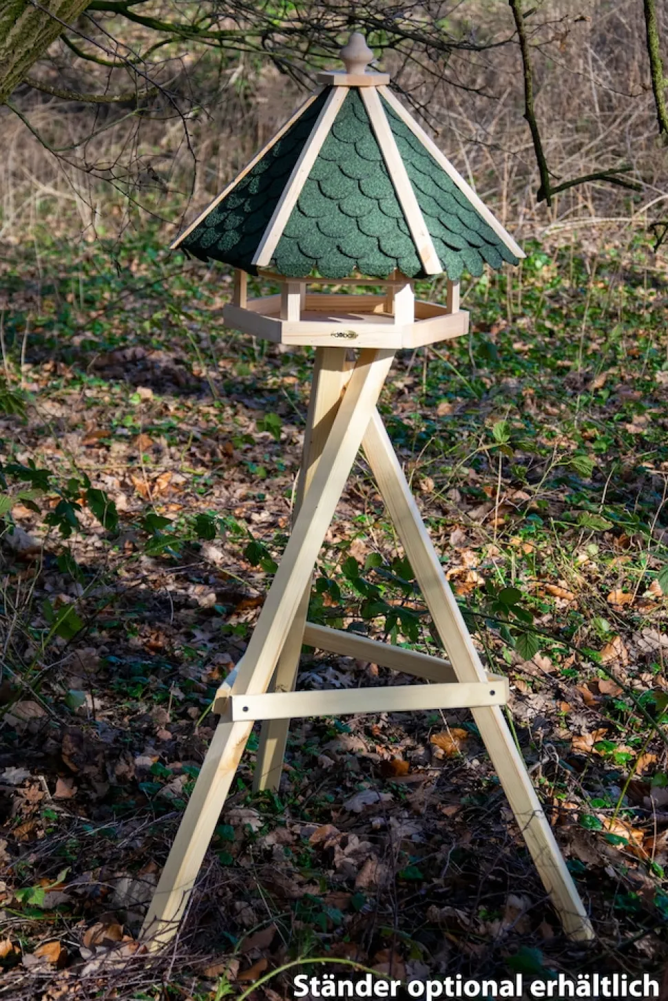 Dobar Vogelhaus aus Holz sechseckig