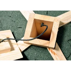 Dobar Vogelhaus aus Holz viereckig