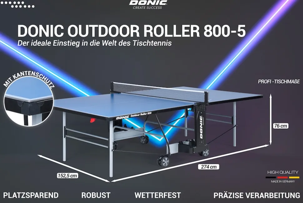DONIC Outdoor Roller 800-5, blau