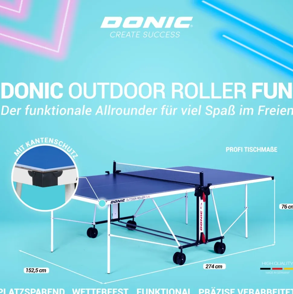 DONIC Outdoor Roller Fun, blau