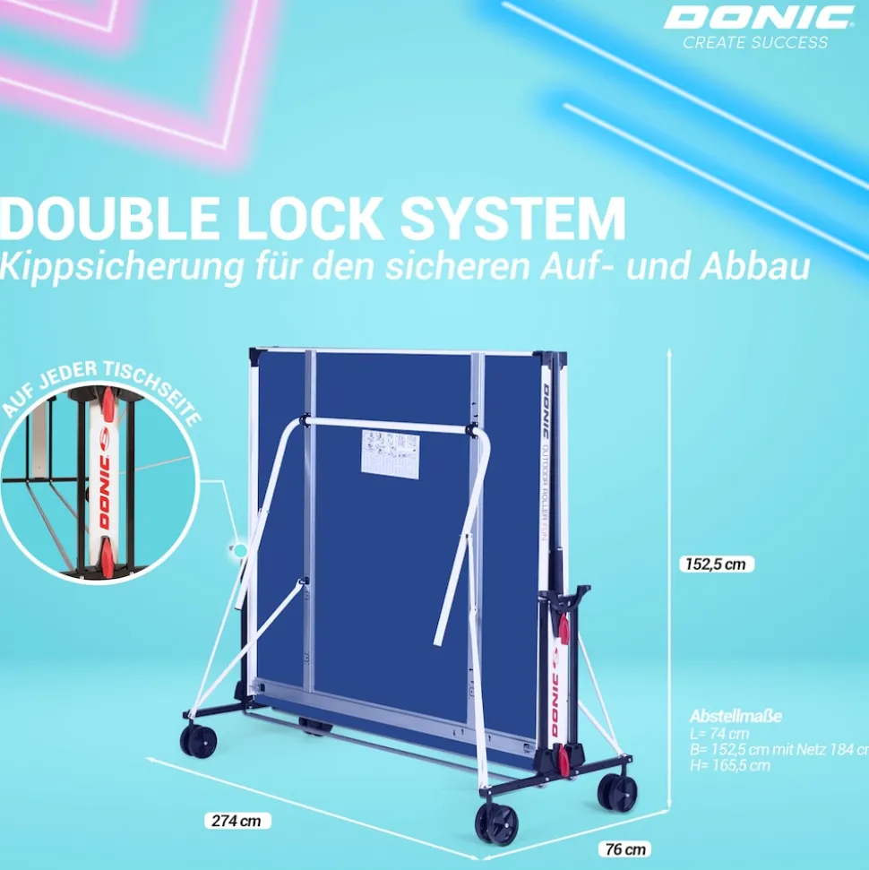 DONIC Outdoor Roller Fun, blau