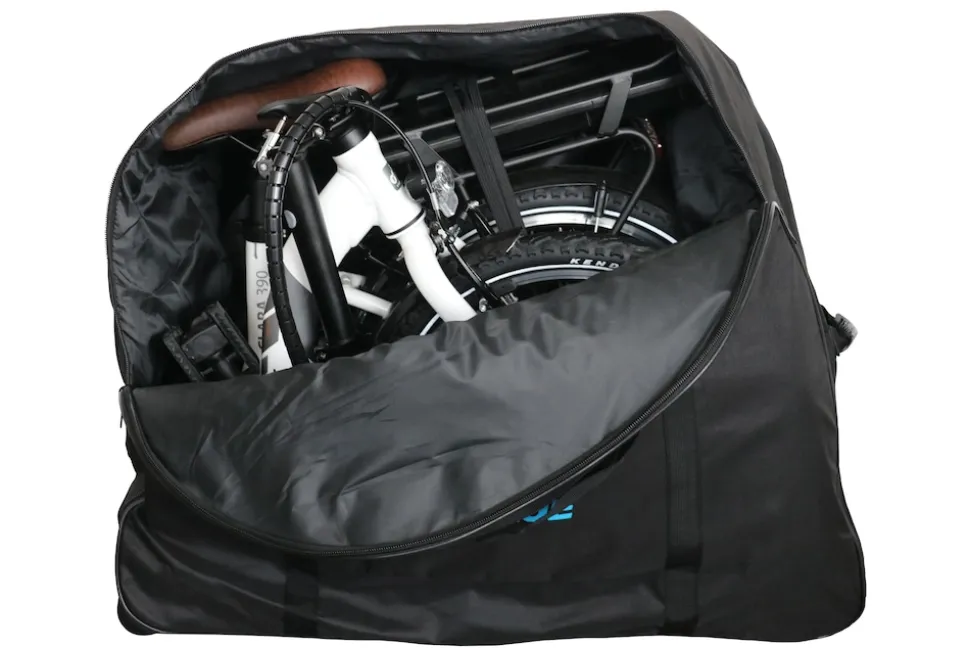 Dot-Blue Transporttasche RT20, Universale Fahrradrolltasche für alle 16" bis 20" Zoll Bikes" mit Rollen zum ziehen