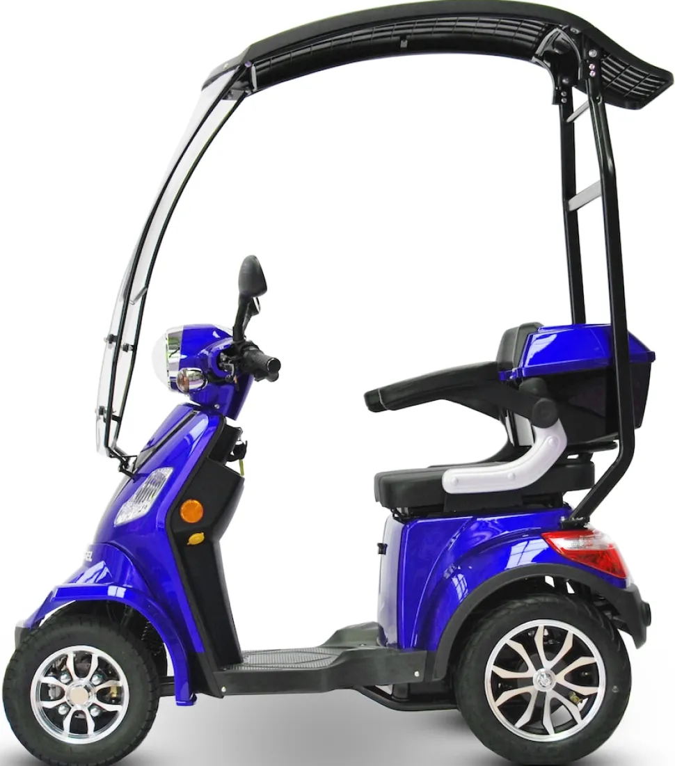 ECO ENGEL 510 Blau mit Dach 20 Ah Li-Io Akku Herausnehmbar, Elektromobil