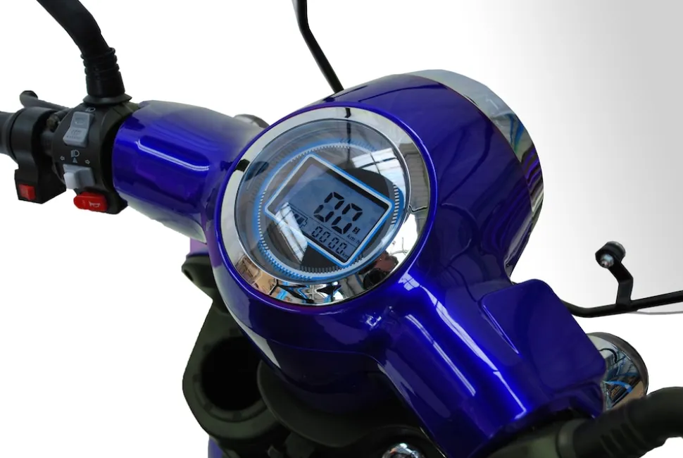 ECO ENGEL 510 Blau mit Dach 20 Ah Li-Io Akku Herausnehmbar, Elektromobil