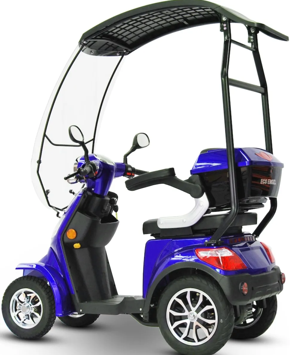 ECO ENGEL 510 Blau mit Dach 20 Ah Li-Io Akku Herausnehmbar, Elektromobil