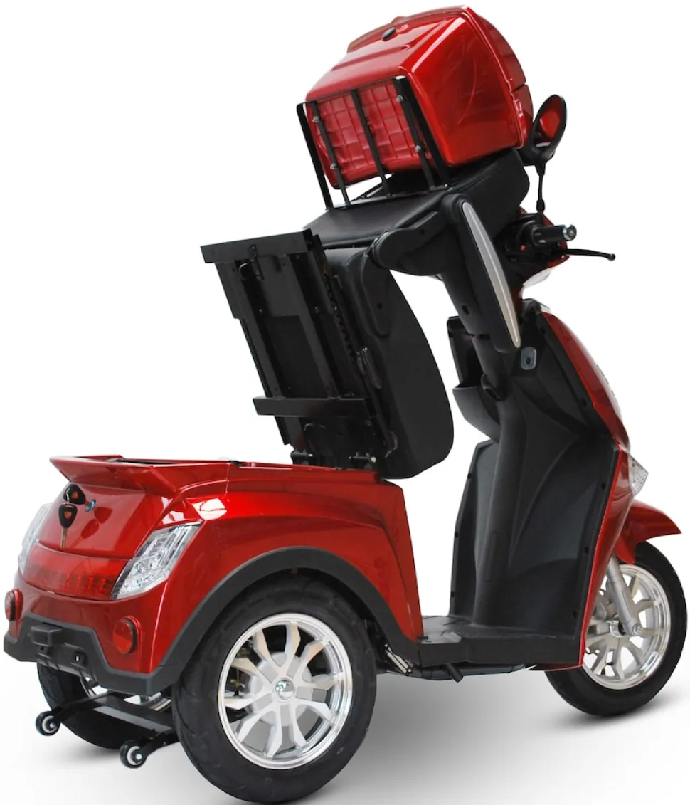 ECO ENGEL 504, Elektromobil 25 km/h mit Li-io 30 AH Akku, Rot