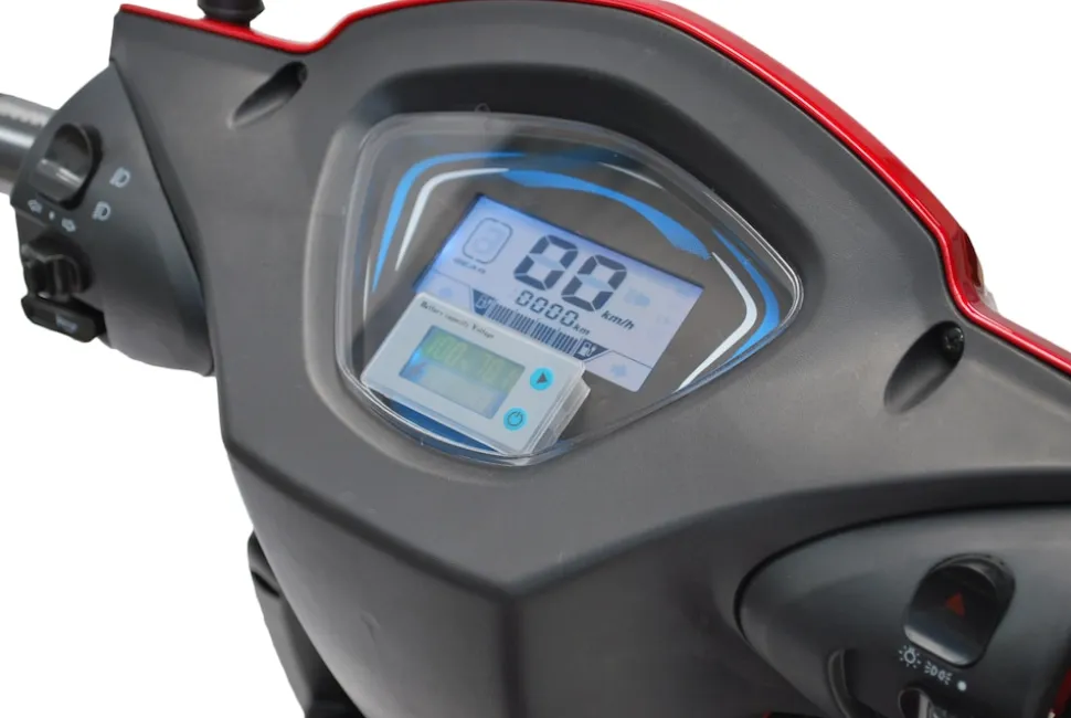 ECO ENGEL 504, Elektromobil 25 km/h mit Li-io 30 AH Akku, Rot