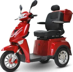 ECO ENGEL 504, Elektromobil 25 km/h 1000 Watt Seniorenmobil, Rot - versch. Farben