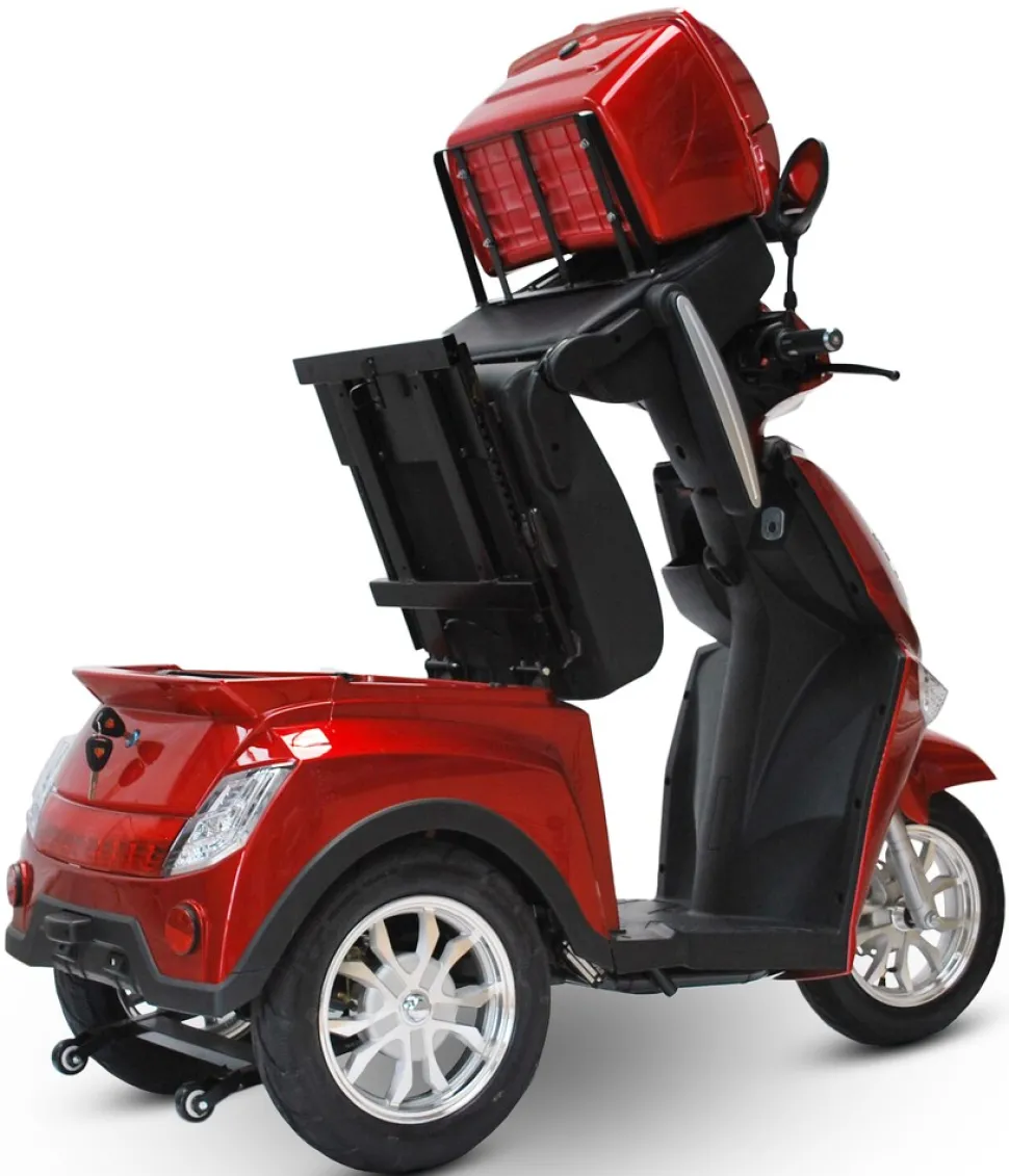 ECO ENGEL 504, Elektromobil 25 km/h 1000 Watt Seniorenmobil, Rot - versch. Farben