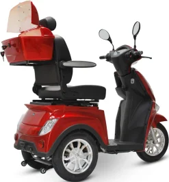 ECO ENGEL 504, Elektromobil 25 km/h 1000 Watt Seniorenmobil, Rot - versch. Farben