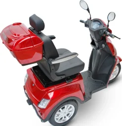 ECO ENGEL 504, Elektroroller 25 km/h mit 20 Ah Li-Io Akku, 1000 Watt, Rot
