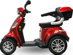 ECO ENGEL 510 E-Scooter 4 Räder 25 km/h Seniorenmobil, Rot - versch. Farben
