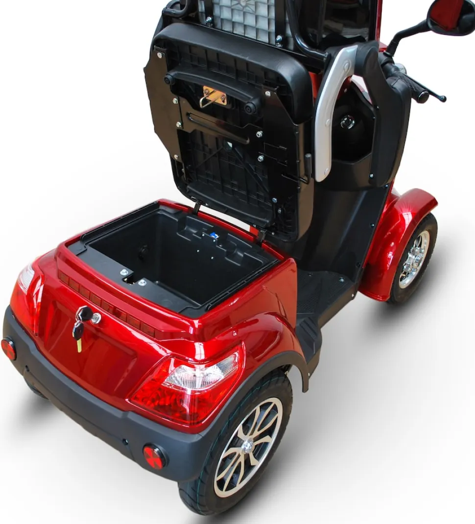 ECO ENGEL 510 E-Scooter 4 Räder 25 km/h Seniorenmobil, Rot - versch. Farben