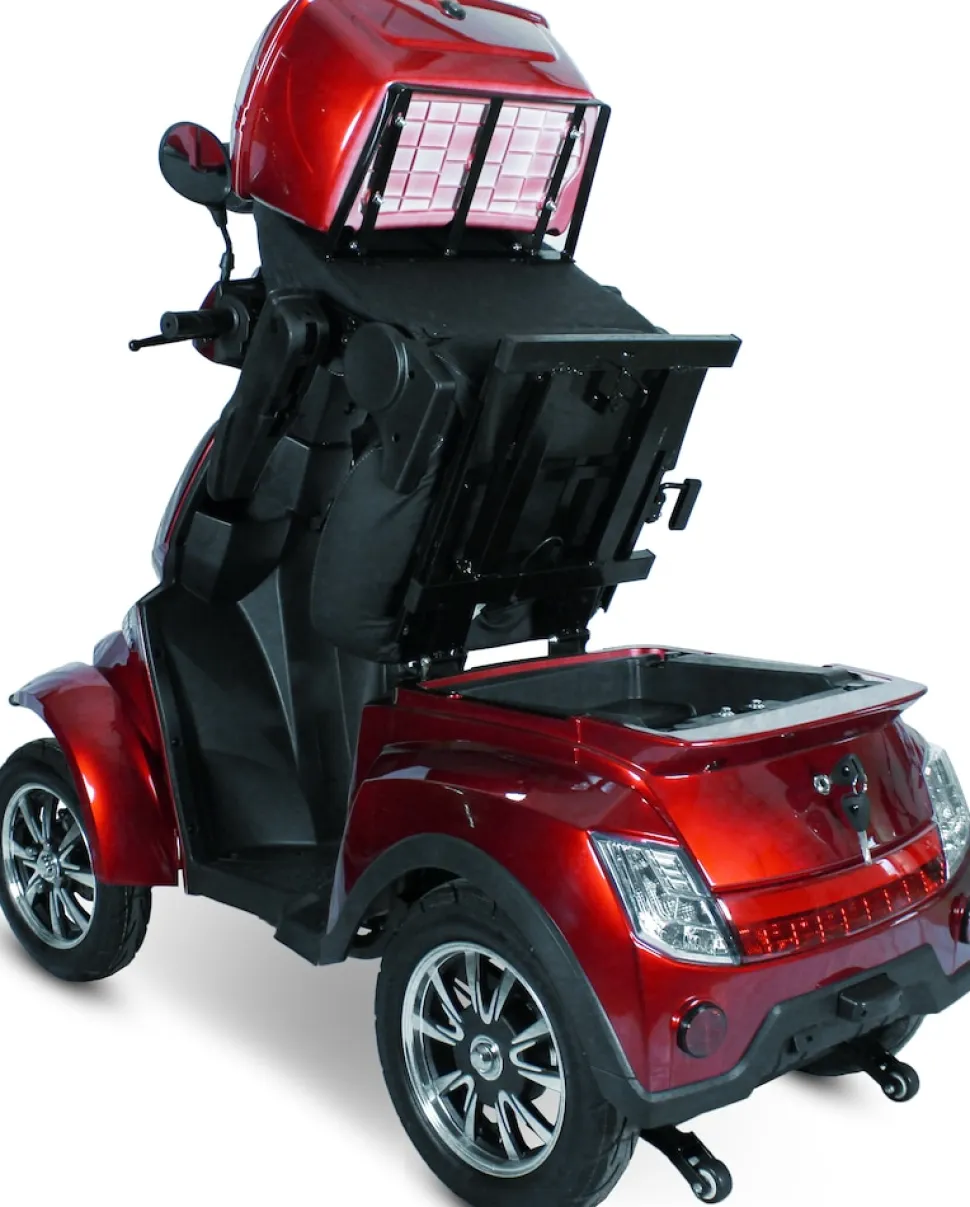 ECO ENGEL 530, 1000 Watt, 25 km/h, Elektromobil 4-Rad Roller, Rot - versch. Farben